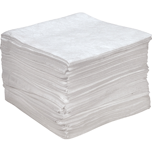 Premium Anti Static Sorbent Pads, Oil Only, 15" x 18", 25 gal. Absorbancy Distribution Élite MP