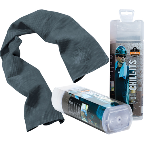 Chill-Its&reg; 6602 Cooling Towels, Grey Distribution Élite MP