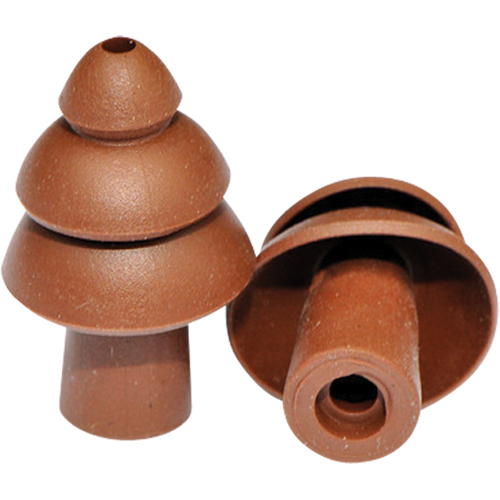 Embouts de rechange pour bouchons d'oreilles BattlePlugs, Sans cordon, Vrac - Sac en poly, 24 dB NRR, Grand Distribution Élite MP
