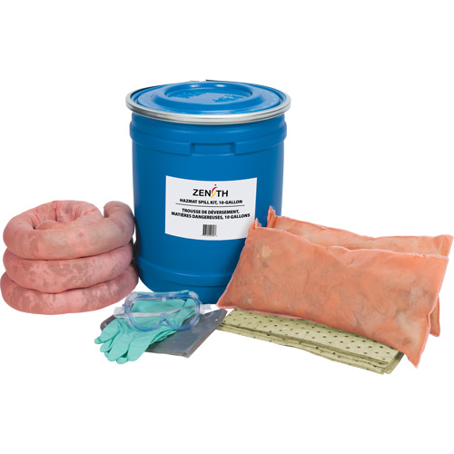 Truck Spill Kit, Hazmat, Drum, 10 US gal. Absorbancy Distribution Élite MP