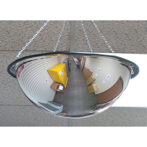 Miroir en d&ocirc;me 360°, D&ocirc;me complet, Dessus ouvert, Diam&egrave;tre 20" Distribution Élite MP