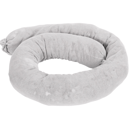 Remblais tubulaire absorbant, Huile seulement, Absorption 25 gal., 3" la x 4' lo, Pqt de 12 Distribution Élite MP