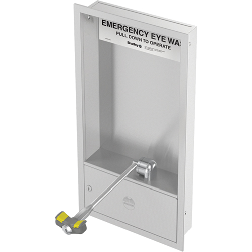 Eyewash Station, Wall-Mount Installation, Stainless Steel Bowl Distribution Élite MP