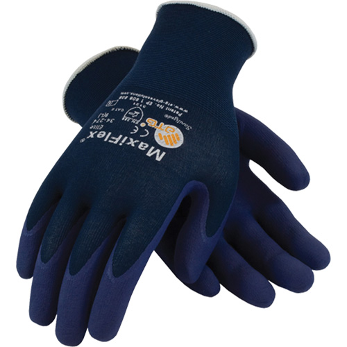 Gants ATG MaxiFlex Elite 34-274, 6/T-petit, R&ecirc;vetement Mousse de nitrile, Calibre 18, Enveloppe en Nylon Distribution Élite MP