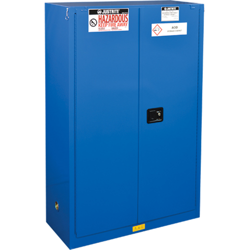 Armoires doubl&eacute;es pour rangement de mati&egrave;res dangereuses Chem-Cor, 45 gal., 43" x 65" x 18" Distribution Élite MP