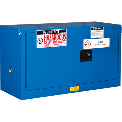 Armoires empil&eacute;es doubl&eacute;es pour rangement de mati&egrave;res dangereuses Chem-Cor, 17 gal., 43" x 24" x 18" Distribution Élite MP