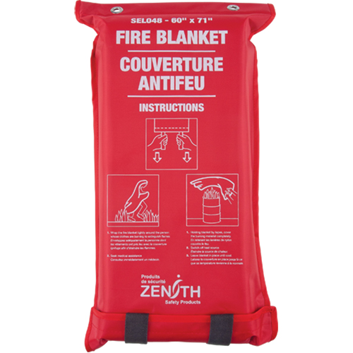 Fire Blanket, Fibreglass, 60"W x 71"L Distribution Élite MP