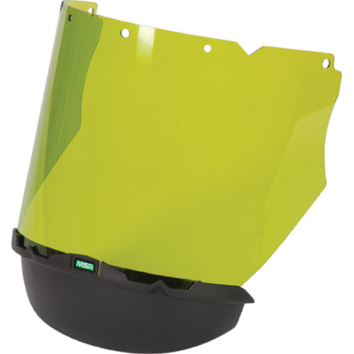 V-Gard&reg; Visor with Chin Protector for Arc Flash Application, Polycarbonate, Green Tint Distribution Élite MP