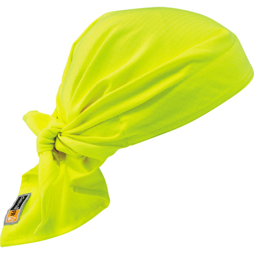 Chill-Its&reg; 6710FR FR Cooling Triangle Hat, High Visibility Lime-Yellow Distribution Élite MP