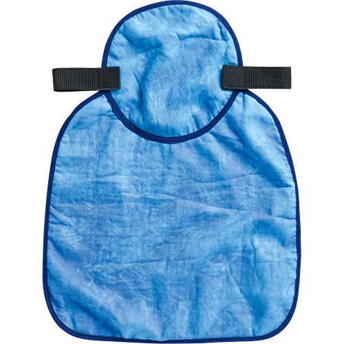 Tampon et voile pour le cou refroidissants pour casque de s&eacute;curit&eacute; Chill-Its 6717CT, Bleu Distribution Élite MP
