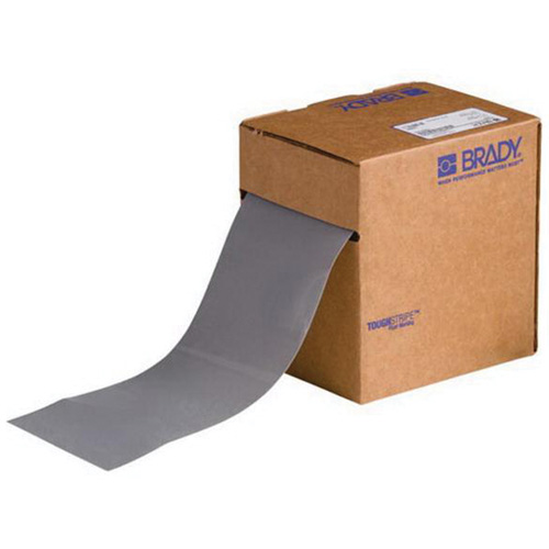 Ruban de marquage pour planchers ToughStripe, 4" x 100', Polyester, Gris Distribution Élite MP