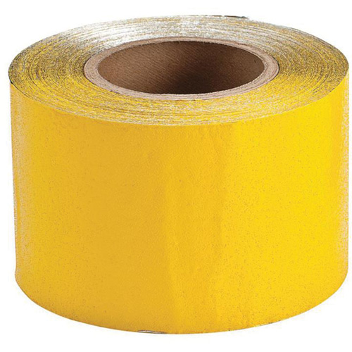 Ruban de marquage temporaire pour la chauss&eacute;e, 4" x 150', Vinyle, Jaune Distribution Élite MP
