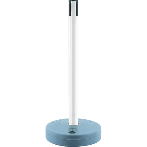 Tensabarrier ext&eacute;rieur - poteaux r&eacute;cepteurs, Hauteur de 37", Blanc Distribution Élite MP