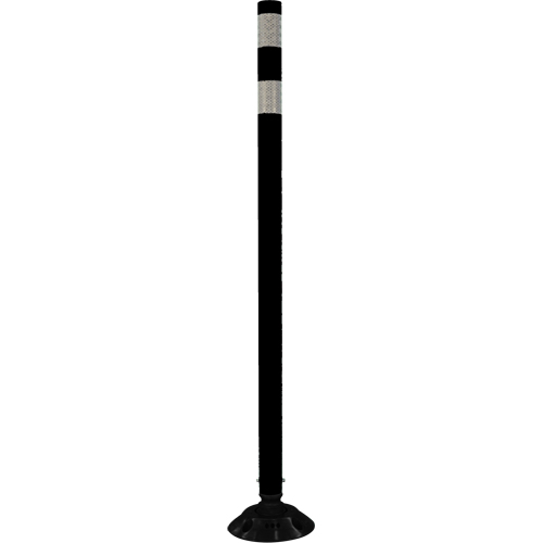 D&eacute;lin&eacute;ateur r&eacute;sistant aux impacts, 48" h, Noir Distribution Élite MP