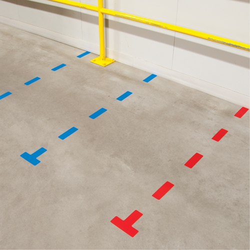 Marqueurs all&eacute;g&eacute;e/5S Armor Stripe, Cercle, 6" lo x 6" la, Jaune, Plastique Distribution Élite MP