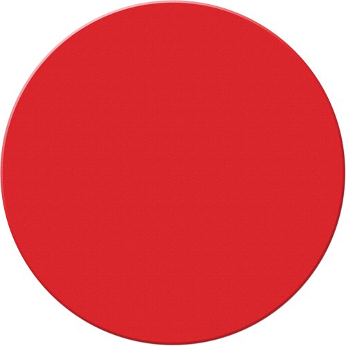 Armor Stripe Lean/5S Markers, Circle, 6" L x 6" W, Red, Plastic Distribution Élite MP