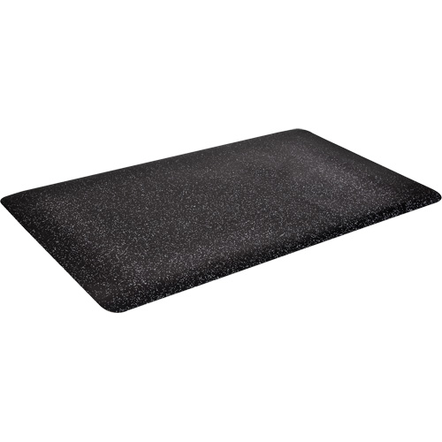 Tapis antimicrobiens WD Foodmaster, Lisse, 2' x 3' x 9/16", Noir, Mousse de vinyle Distribution Élite MP