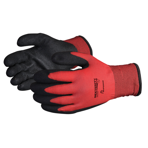 Gants doubl&eacute;s pour l'hiver Dexterity, 8/Moyen, R&ecirc;vetement PVC, Calibre 15, Enveloppe en Nylon Distribution Élite MP