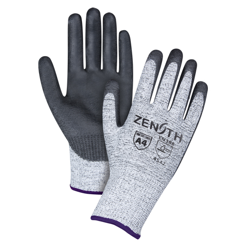Gants &eacute;lastiques sans coutures r&eacute;sistants &agrave; la coupe, Taille 6/T-petit, Calibre 13, Rev&ecirc;tement Polyur&eacute;thane, Enveloppe en PEHP, ANSI/ISEA 105 niveau 4/EN 388 niveau 5 Distribution Élite MP