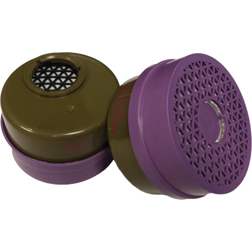 Respirator Cartridge, Gas/Vapour Cartridge, Multi Gas/Organic Vapour/P100 Filter Distribution Élite MP