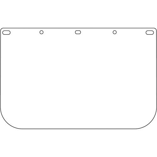 Visi&egrave;re d&eacute;coup&eacute;e &agrave; l'emporte-pi&egrave;ce Dynamic, Polycarbonate, Teinte Transparent Distribution Élite MP