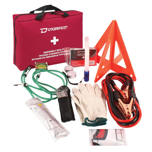 Trousse de premiers soins pour urgence routi&egrave;re Dynamic, Dispositif m&eacute;dical Classe 1, Sac en nylon Distribution Élite MP