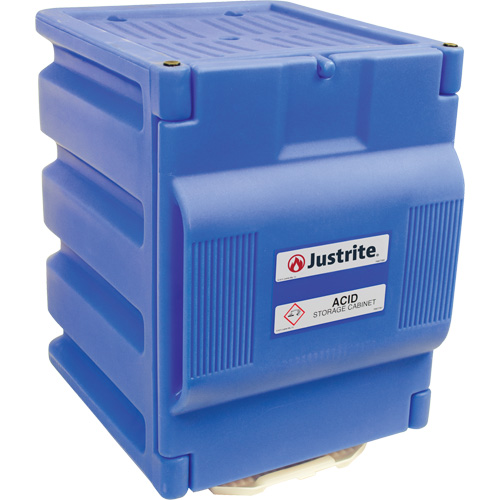 Armoire de comptoir en poly&eacute;thyl&egrave;ne pour l'acide, 2 gal., 14,25" x 19,75" x 17,125" Distribution Élite MP