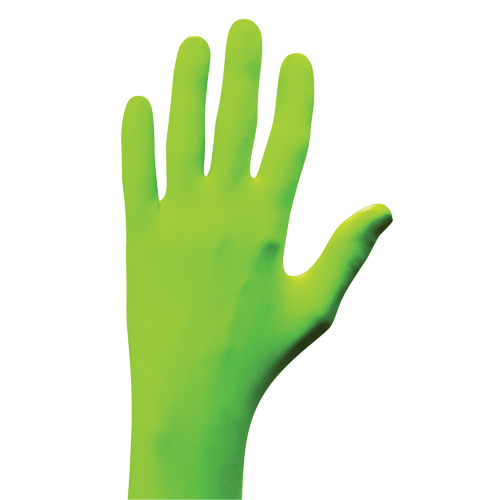 Gants N-Dex, Petit, Nitrile, 5 mils, Sans poudre, Vert Distribution Élite MP