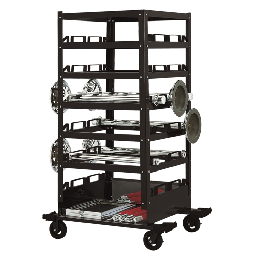 Six Tier Storage Cart, Steel Distribution Élite MP