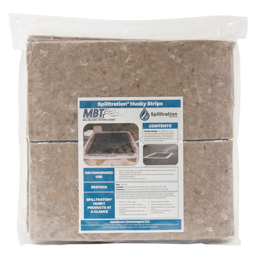 Bandes Husky Spilltration, Huile seulement, 64" x 8", 4 gal. d'absorption Distribution Élite MP