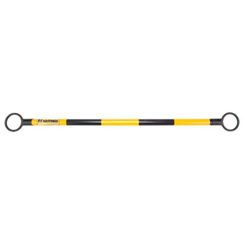 Telescopic Barricade Bar, 85" Extended Length, Black/Yellow Distribution Élite MP