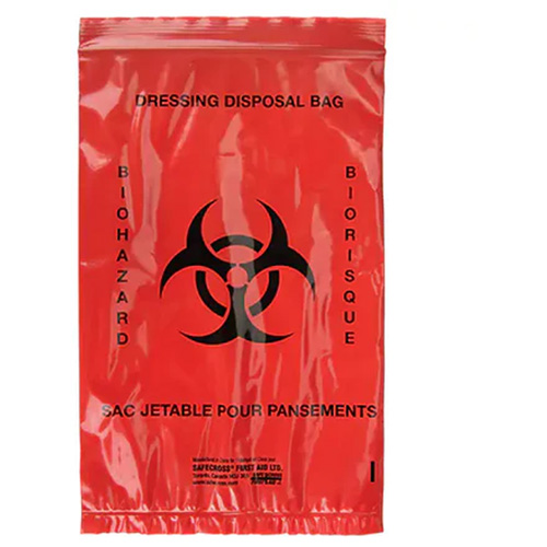 Dynamic Hazardous Waste Bags, Bio-Hazard, 9" L x 6" W, 2.0 mils Distribution Élite MP