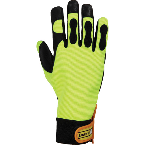 Endura&reg; Hi-Viz Chainsaw Gloves, Size Large/9, Goatskin Palm Distribution Élite MP