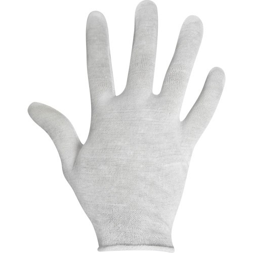 Inspection Gloves, Cotton, Unhemmed Cuff, X-Large Distribution Élite MP
