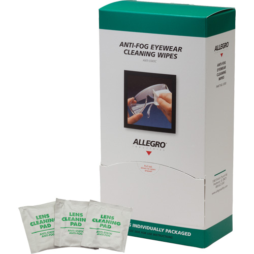 Serviettes nettoyantes pour lunettes, 5" x 8", Paquet de 100 Distribution Élite MP