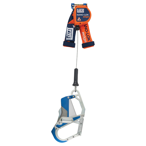 Nano-Lok Edge Self-Retracting Lifeline, 7.3', Stainless Steel, Swivel Distribution Élite MP