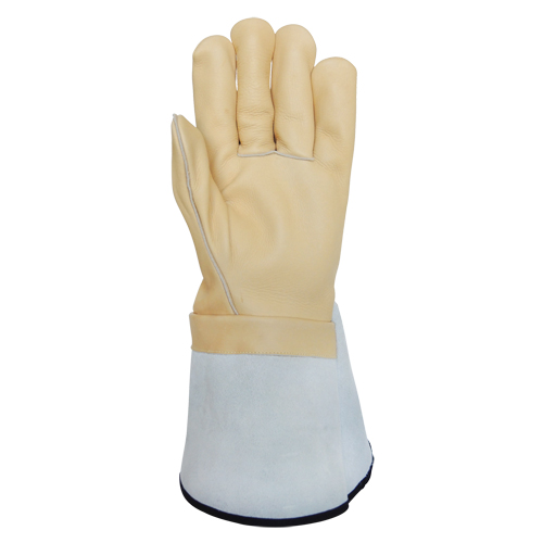 Gants pour monteur de ligne, Grand, Paume en Cuir fleur de vache Distribution Élite MP