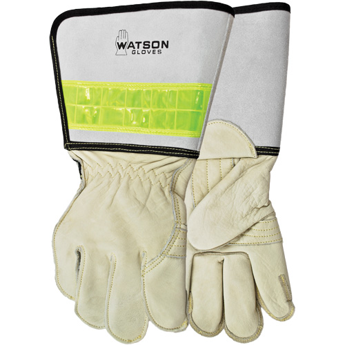 Gants de soudage pour monteur de ligne pour disjoncteur, Cuir fleur de vache, Taille Moyen Distribution Élite MP
