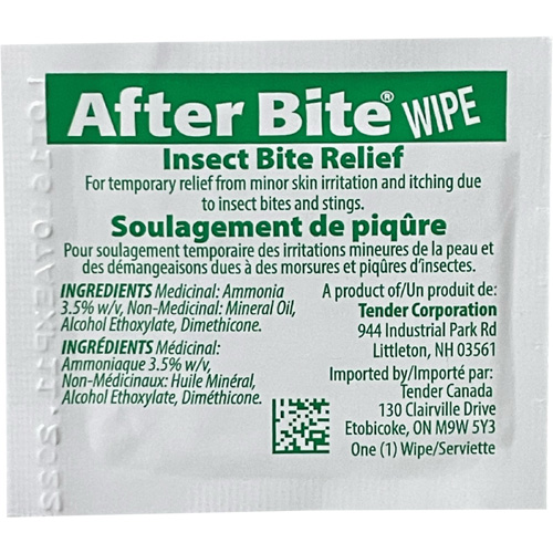 Tampons pour soulagement des piqûres d'insectes After Bite Distribution Élite MP