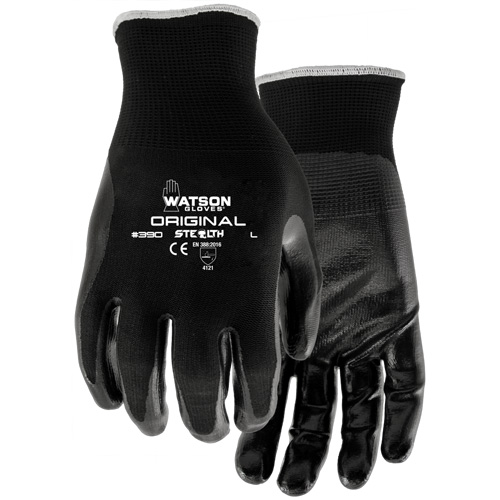 Gants enduits Stealth Original, 7/Petit, R&ecirc;vetement Nitrile, Calibre 13, Enveloppe en Nylon Distribution Élite MP