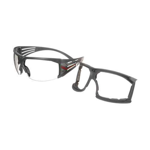 Lunettes de s&eacute;curit&eacute; avec joint s&eacute;rie 600 SecureFit, Lentille Gris/Int&eacute;rieur/ext&eacute;rieur, Antibu&eacute;e, ANSI Z87+/R&eacute;pond ou surpasse la norme CSA Z94.3 Distribution Élite MP