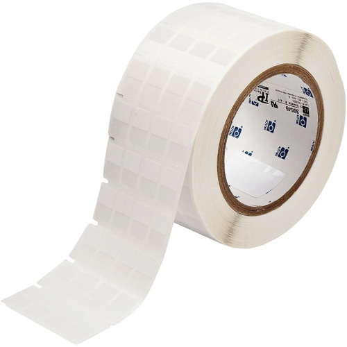 &eacute;tiquettes autoplastifiantes pour c&acirc;bles & fils de s&eacute;rie Core, Vinyle, 0,5" lo x 0,75" h, Transparent Distribution Élite MP