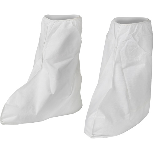 KleenGuard A40 Disposable Boot Covers, One Size, Microporous, White Distribution Élite MP