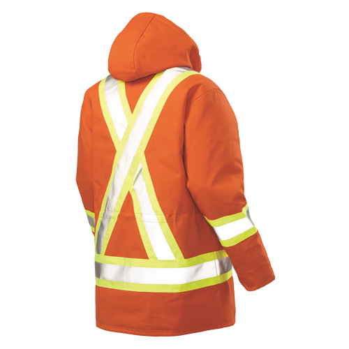 Safety Parka, High Visibility Orange, Large Distribution Élite MP