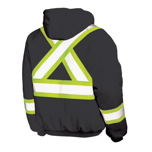 Insulated Safety Hoodie, Polyester, Large, Black Distribution Élite MP