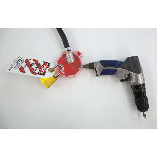Dispositif de verrouillage polyvalent pour &eacute;quipement pneumatique Stopout Distribution Élite MP