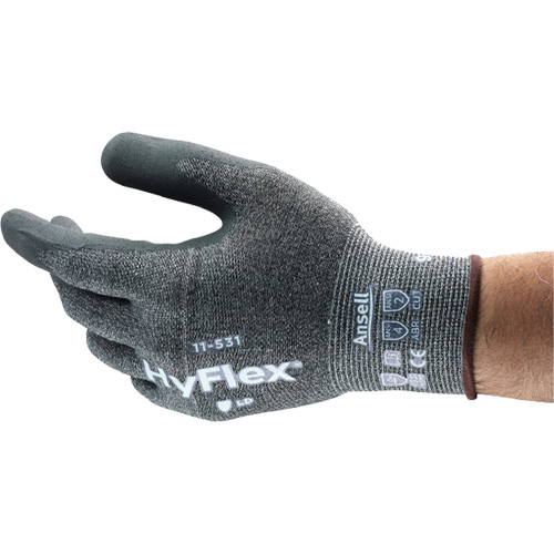 Gant enduit Hyflex r&eacute;sistant &agrave; la coupe, 6, R&ecirc;vetement Nitrile, Calibre 18, Enveloppe en Nylon Distribution Élite MP