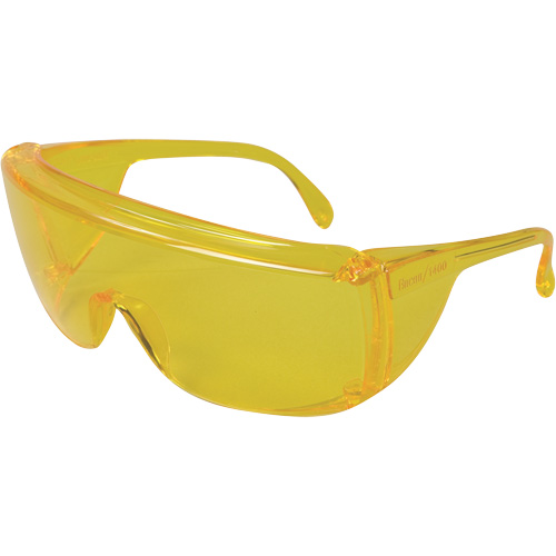 Lunettes de s&eacute;curit&eacute; s&eacute;rie 1400 Veratti Tuff Spec, Lentille Ambr&eacute;e, ANSI Z87+/R&eacute;pond ou surpasse la norme CSA Z94.3 Distribution Élite MP