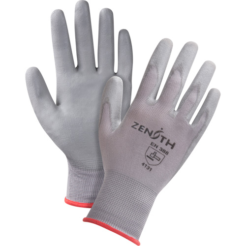 Gants en nylon enduits de polyur&eacute;thane sans DMF, 11/2T-Grand, R&ecirc;vetement Polyur&eacute;thane, Calibre 15, Enveloppe en Nylon Distribution Élite MP