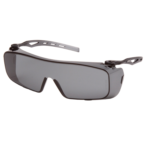 Lunettes de s&eacute;curit&eacute; Cappture OTG, Lentille Grise/fum&eacute;e, Antibu&eacute;e, ANSI Z87+/R&eacute;pond ou surpasse la norme CSA Z94.3 Distribution Élite MP